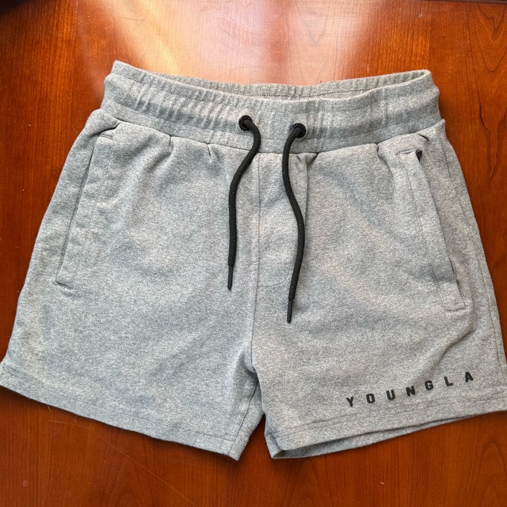 YoungLA Gray Shorts model 113